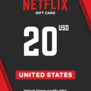 Netflix Gift Card - $20 (US)