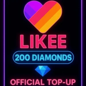 Likee 200 Diamonds Top-Up (Global)