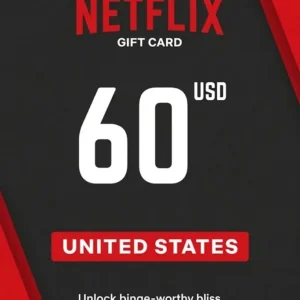Netflix Gift Card - $60 (US)