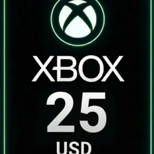 Xbox Live Gift Card 25 Usd Wallet